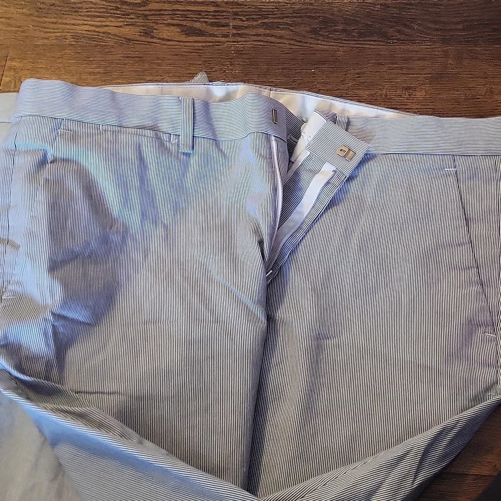 Express Gray and Blue Chinos Casual Style - Picture 4 of 5